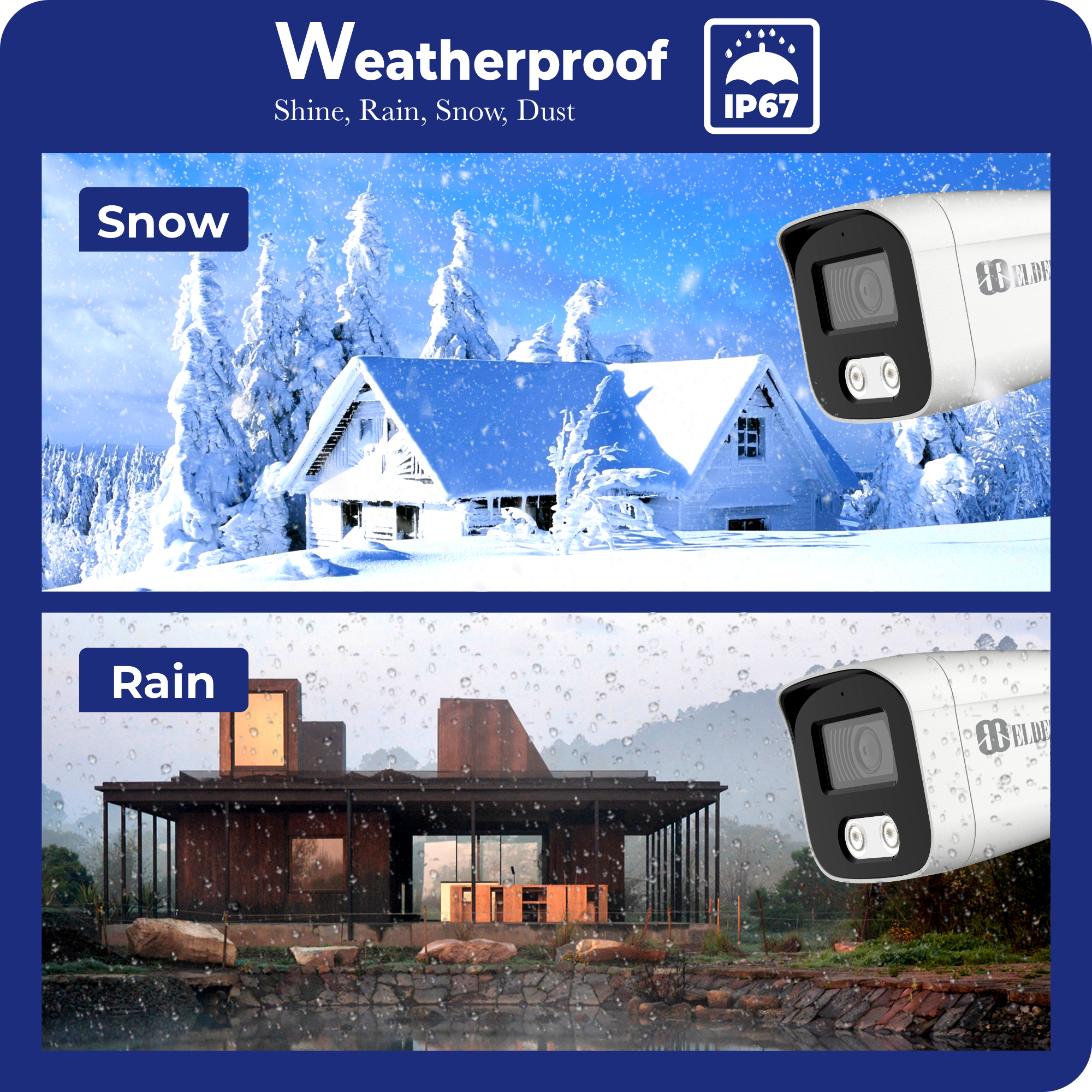 Home Camera Security System Weatherproof