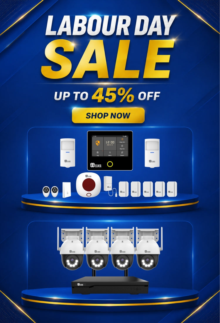 Labour Day Sale – Up to 45% Off Security Cameras, Surveillance, Home Security Systems, and Home Alarm Systems