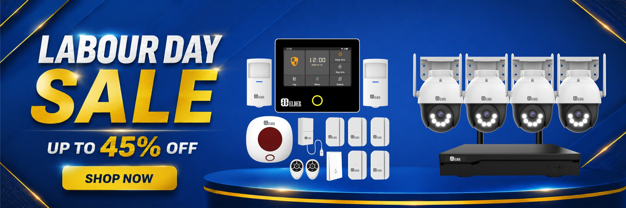Labour Day Sale – Up to 45% Off Security Cameras, Surveillance, Home Security Systems, and Home Alarm Systems