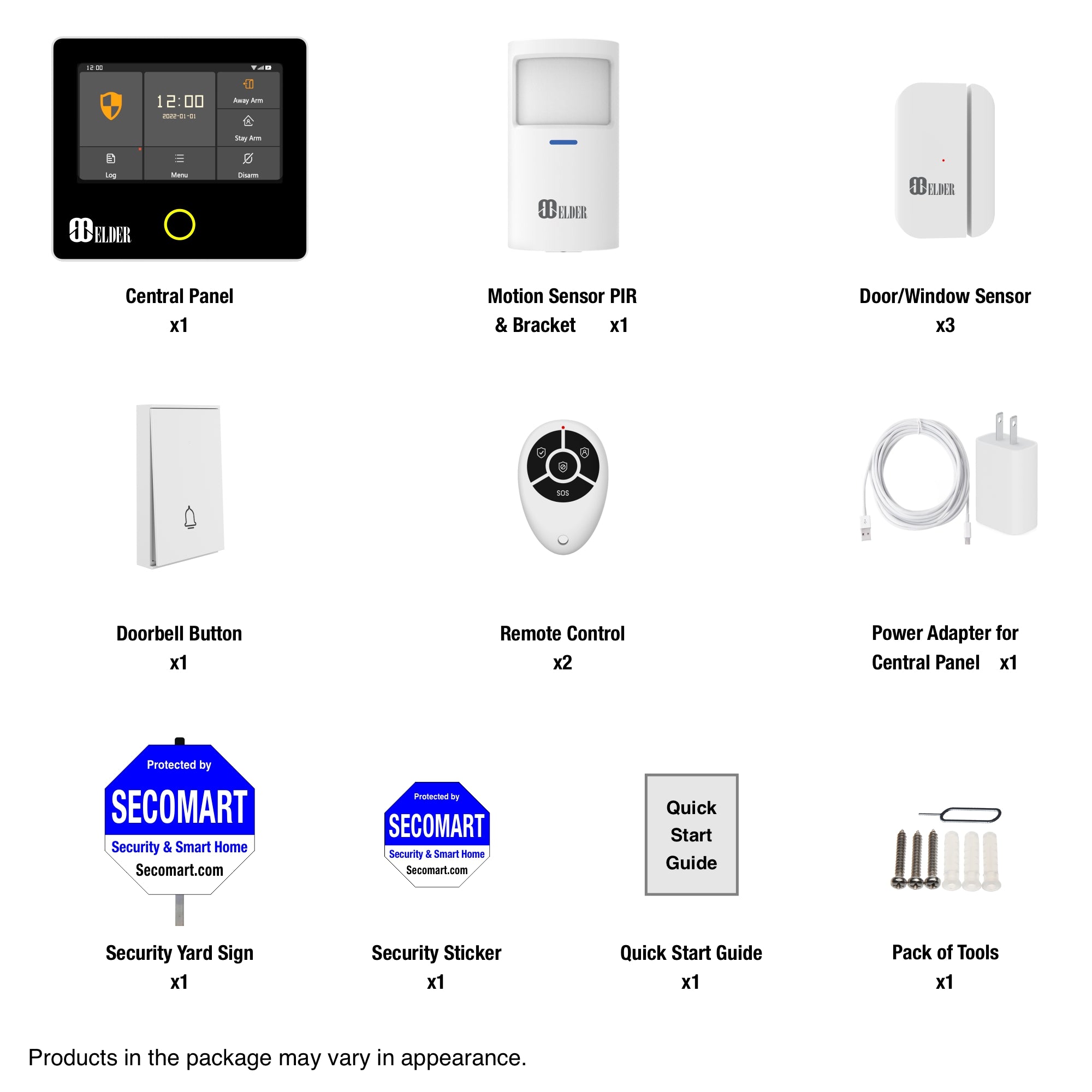 Alarm Security System DIY Wireless without Monthly Fee