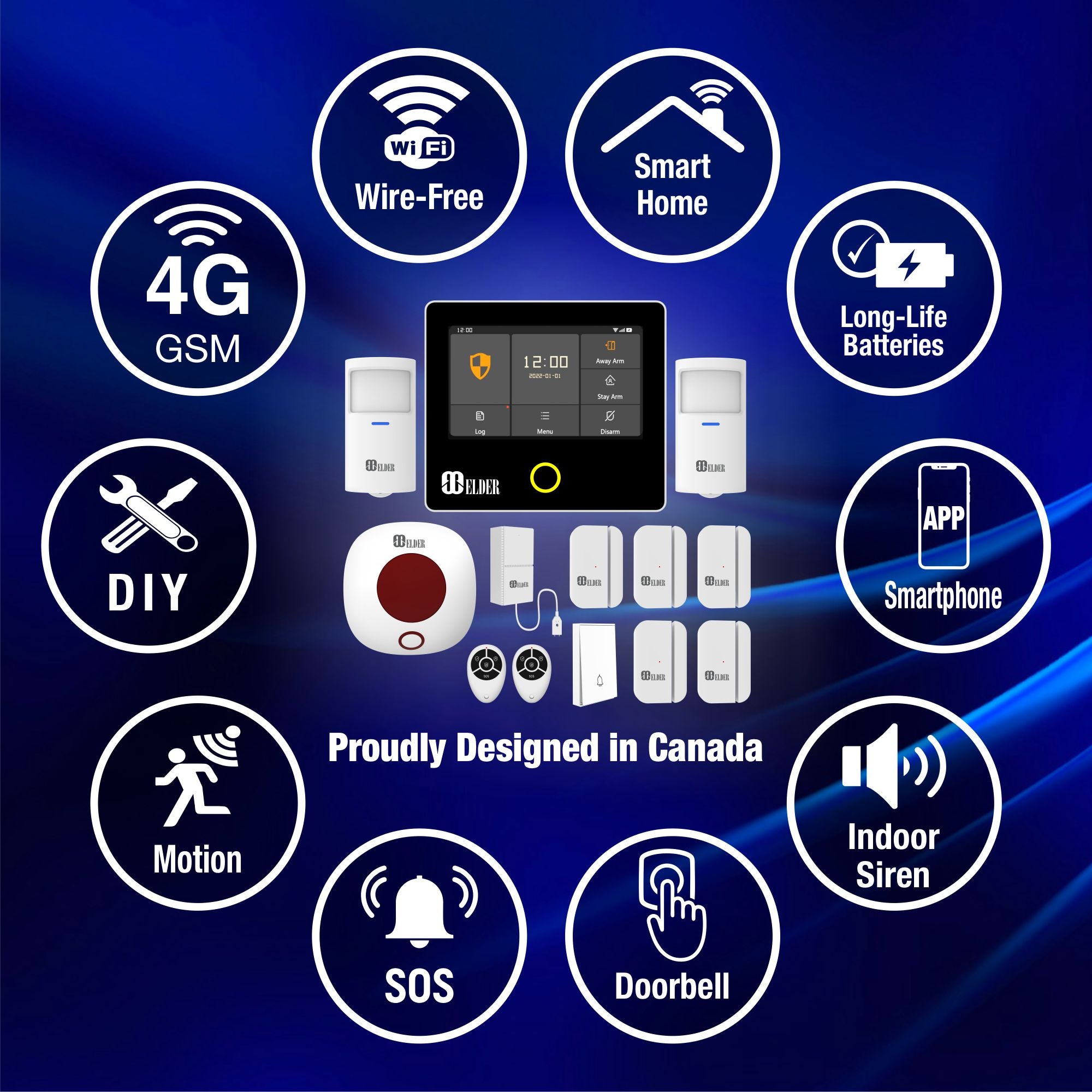 Smart Home Security System Alarm Wireless