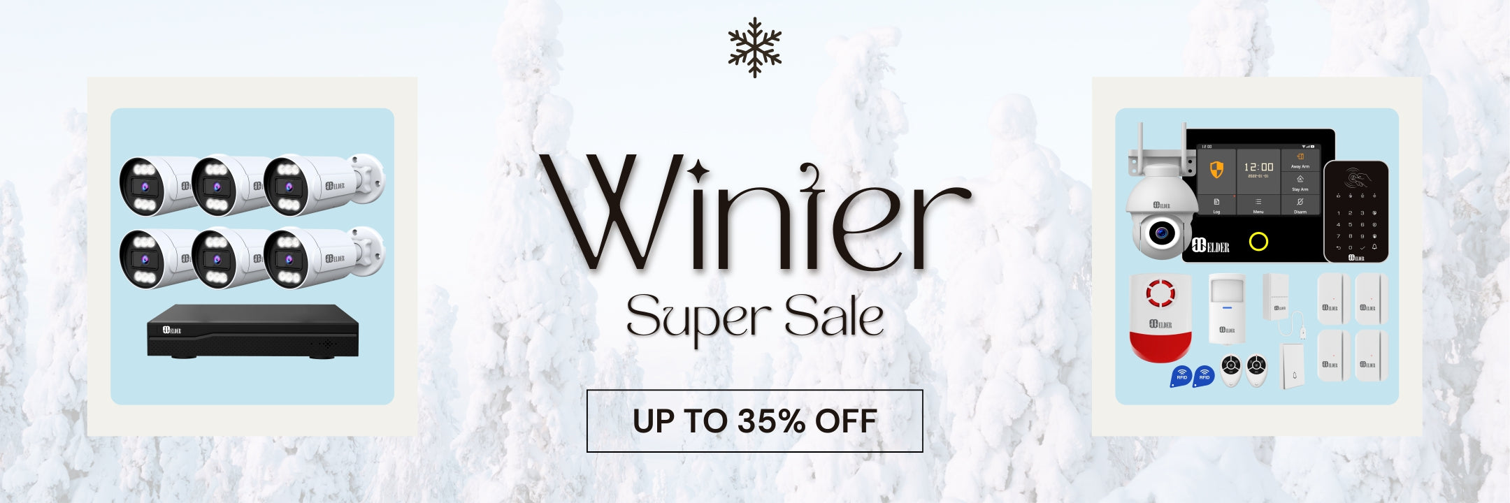 Winter Super Sale on Security Cameras and Home Security Systems