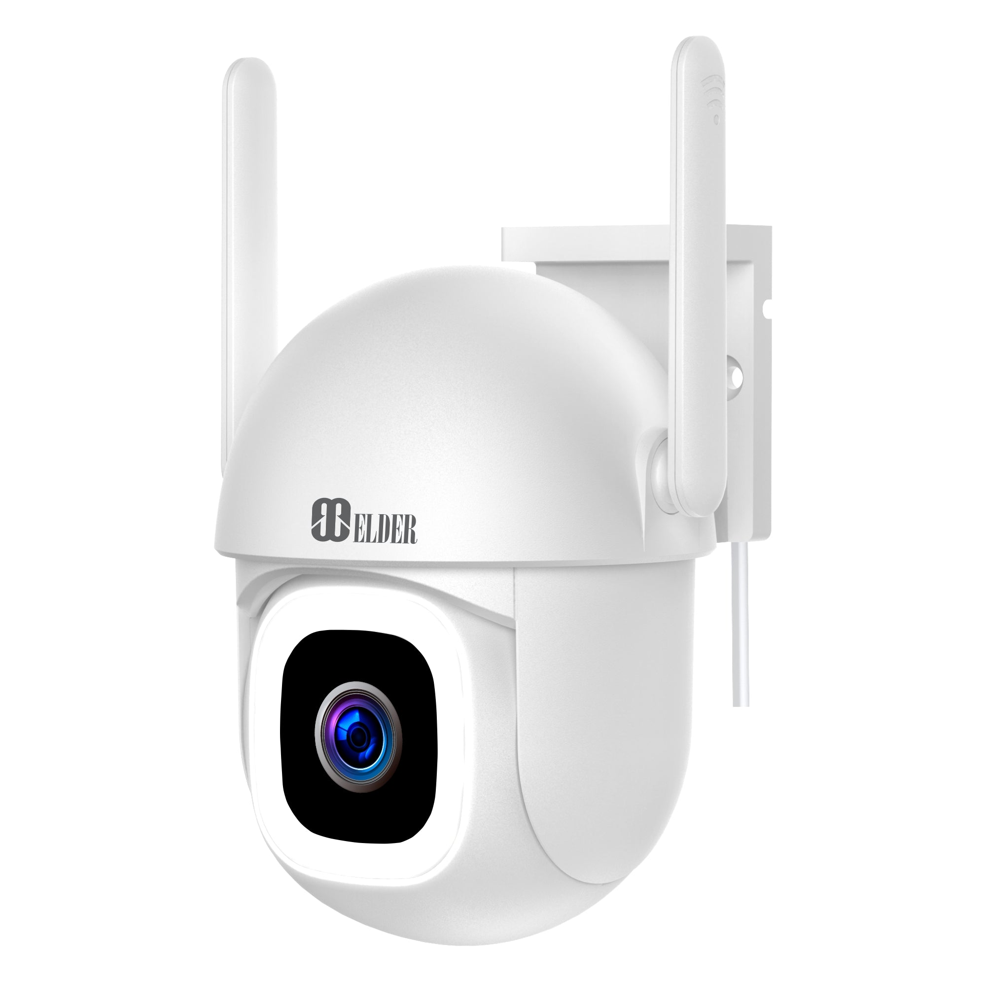 Elder WiFi Security Camera 2K+ Outdoor PTZ 64GB Semi Wireless, DIY Sma