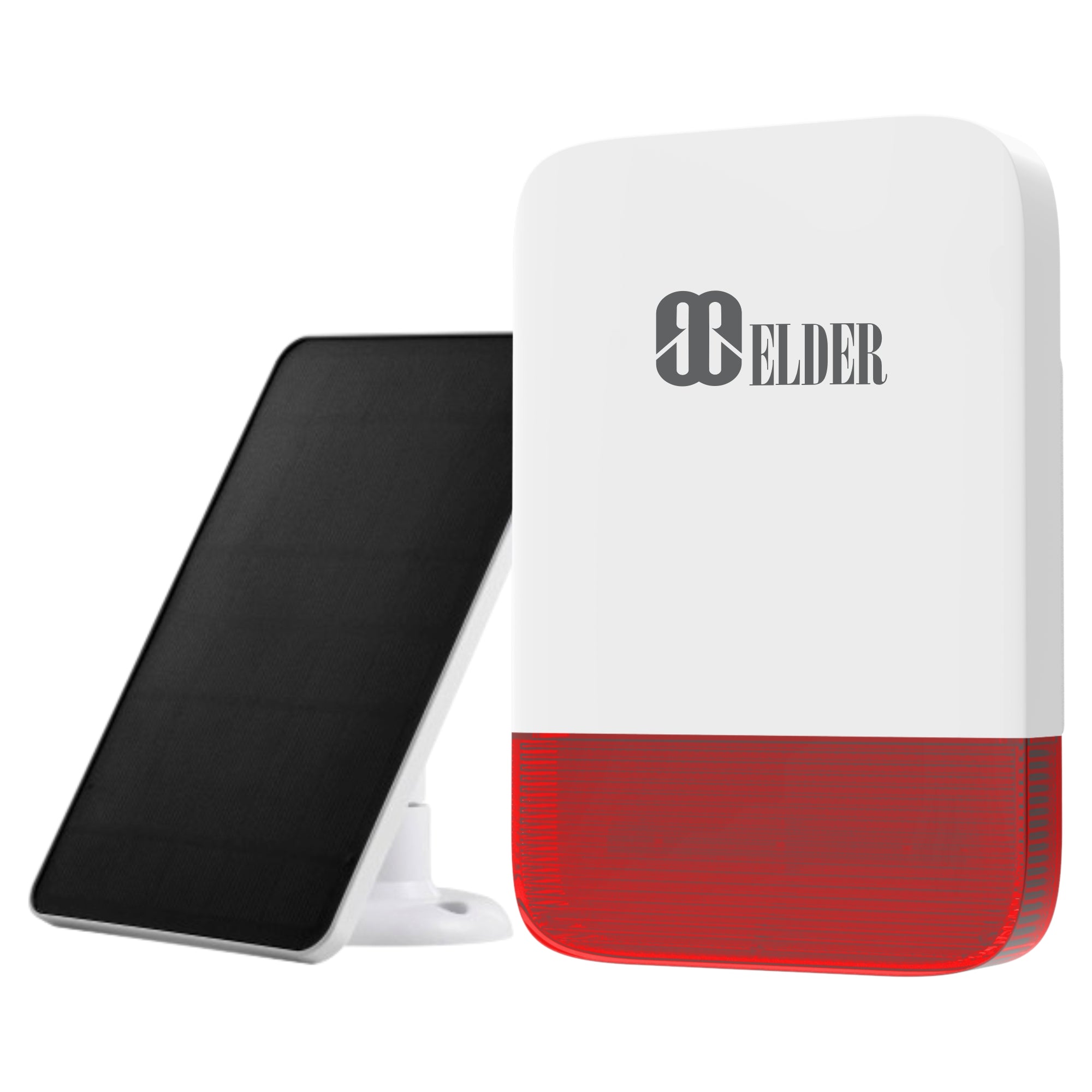 Wireless Strobe Siren Alarm with Solar Panel