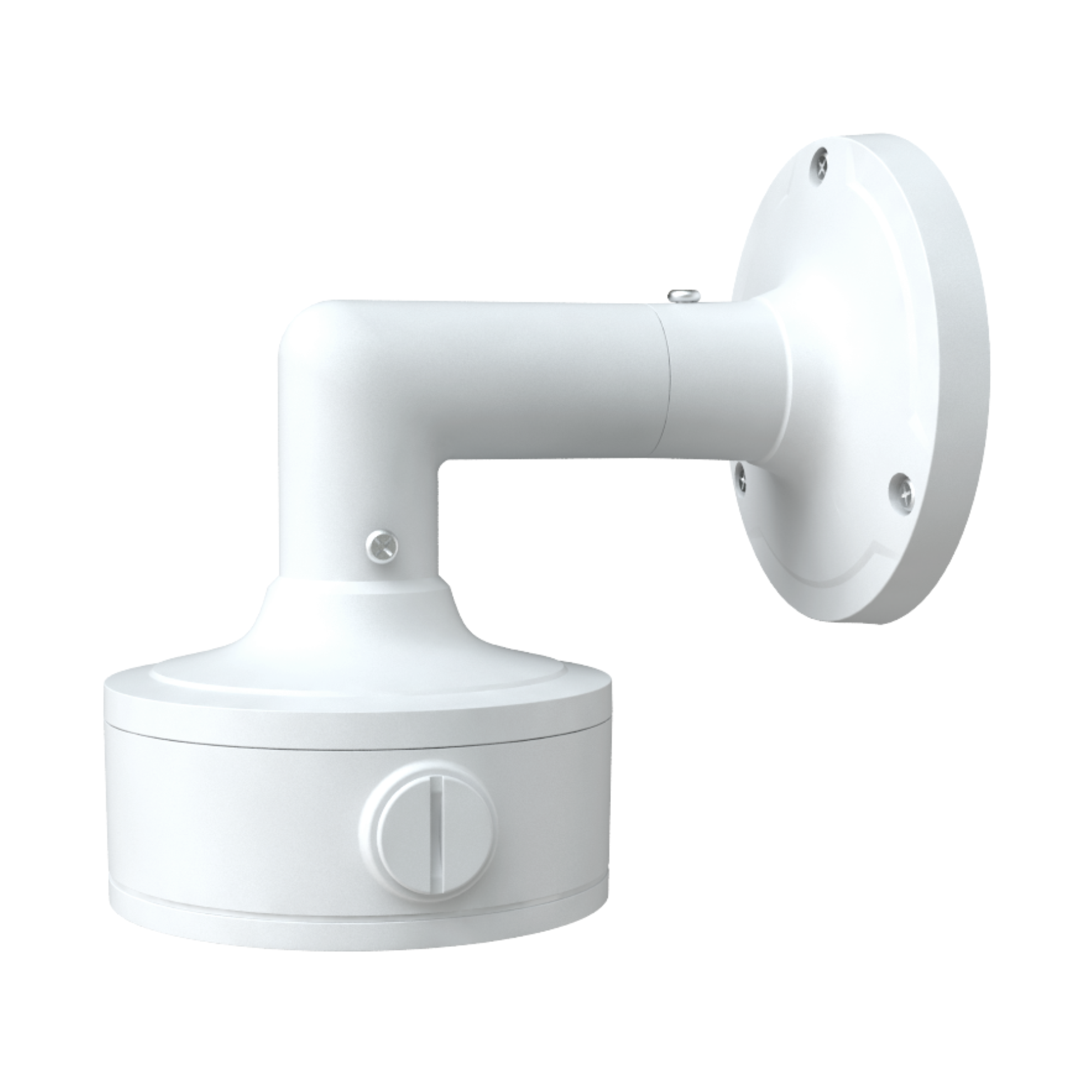 Bracket L Shape with Junction Box for Security Cameras and CCTV Surveillance