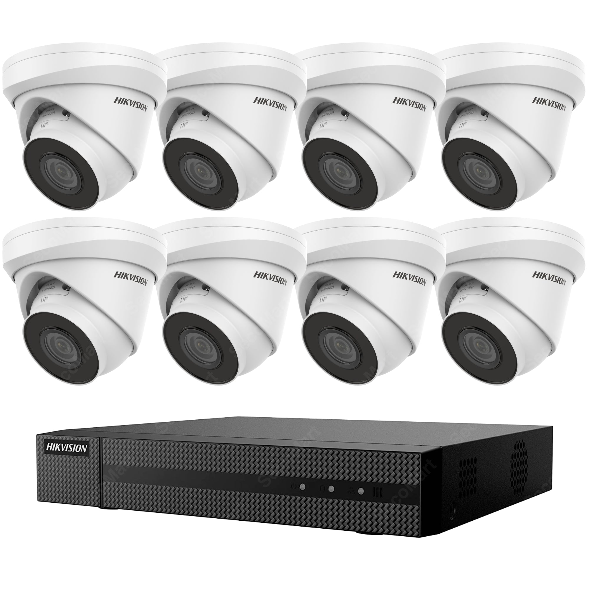 Hikvision EKI-K82T46 Security Camera System 4K NVR Surveillance 8-Camera Kit PoE Wired