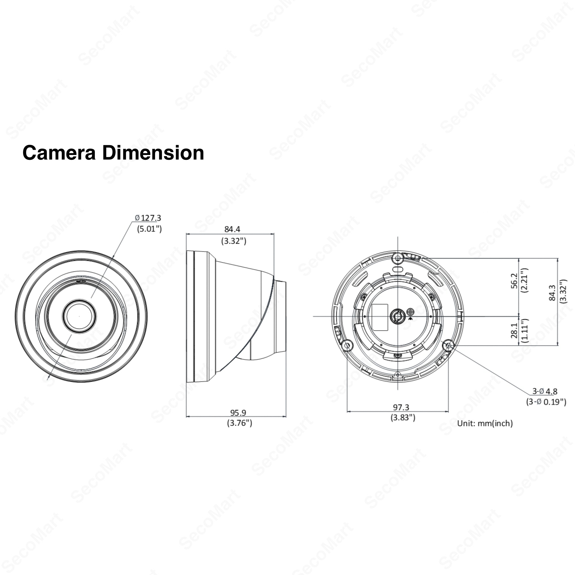 Hikvision Security Camera Turret 