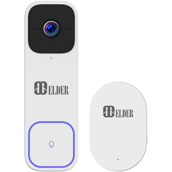 Elder Doorbell Camera 2K Wireless 64GB WiFi Battery-Operated