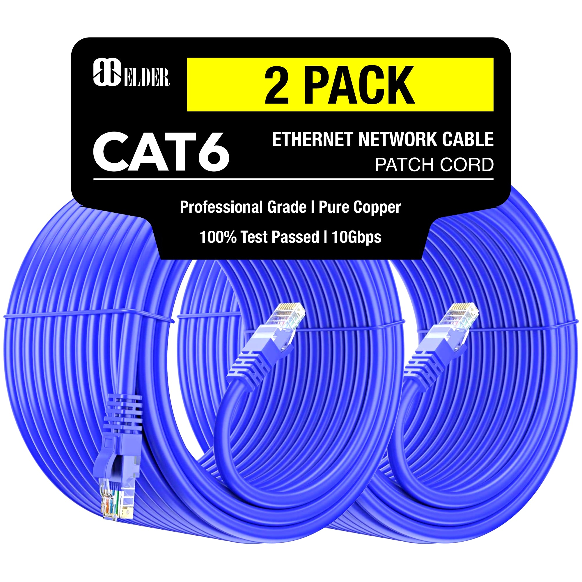 Micro Connectors 150-ft Cat 6 Blue Ethernet Cable in the Ethernet Cables  department at