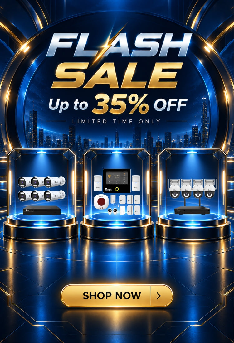 Flash Sale – Up to 35% Off Security Cameras, Surveillance, Home Security Systems, and Home Alarm Systems