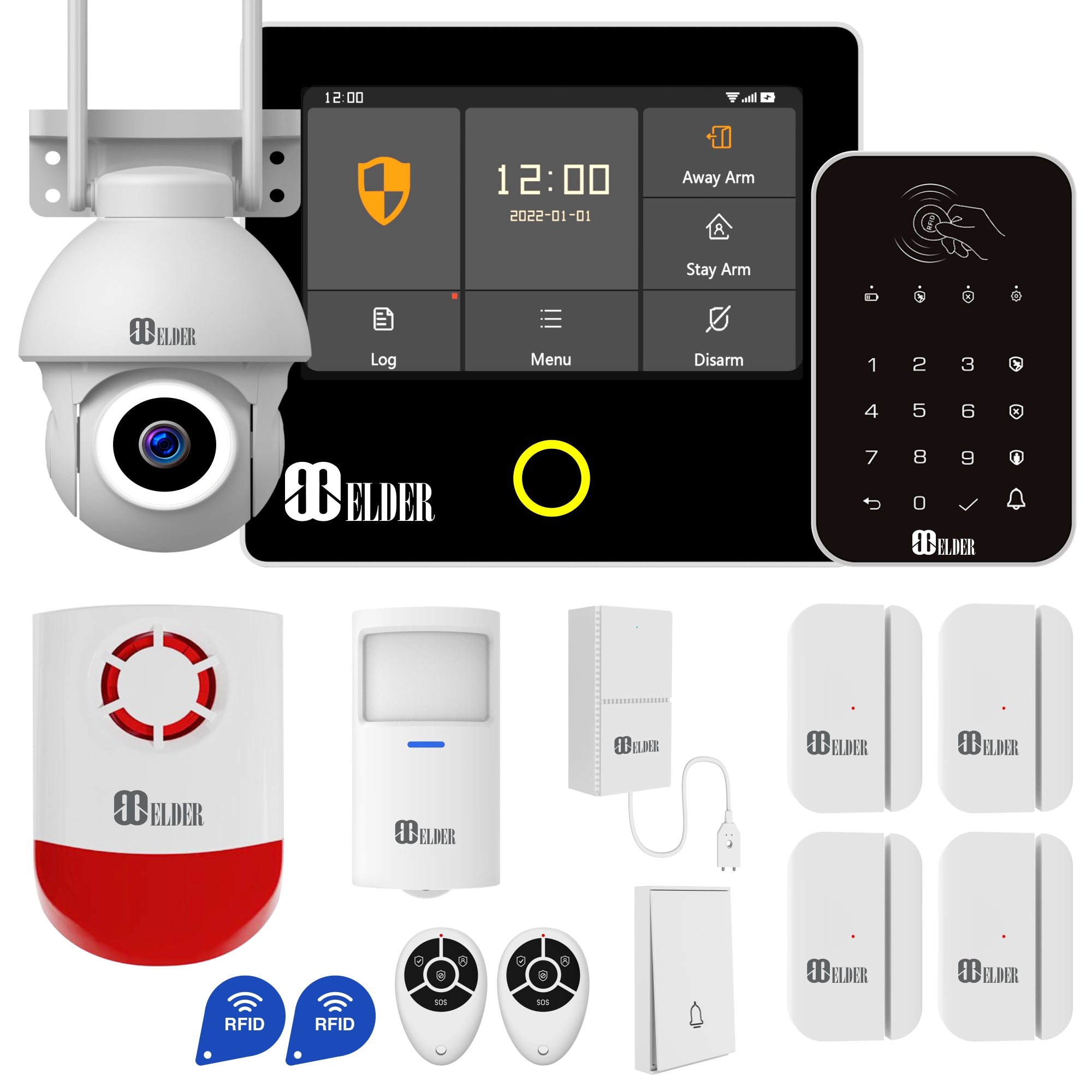 Home Alarm System with Camera Wireless