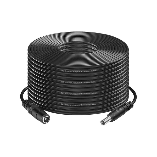 10ft DC Power Extension Cable For IP Cameras (3.5x1.35mm Male To Female)