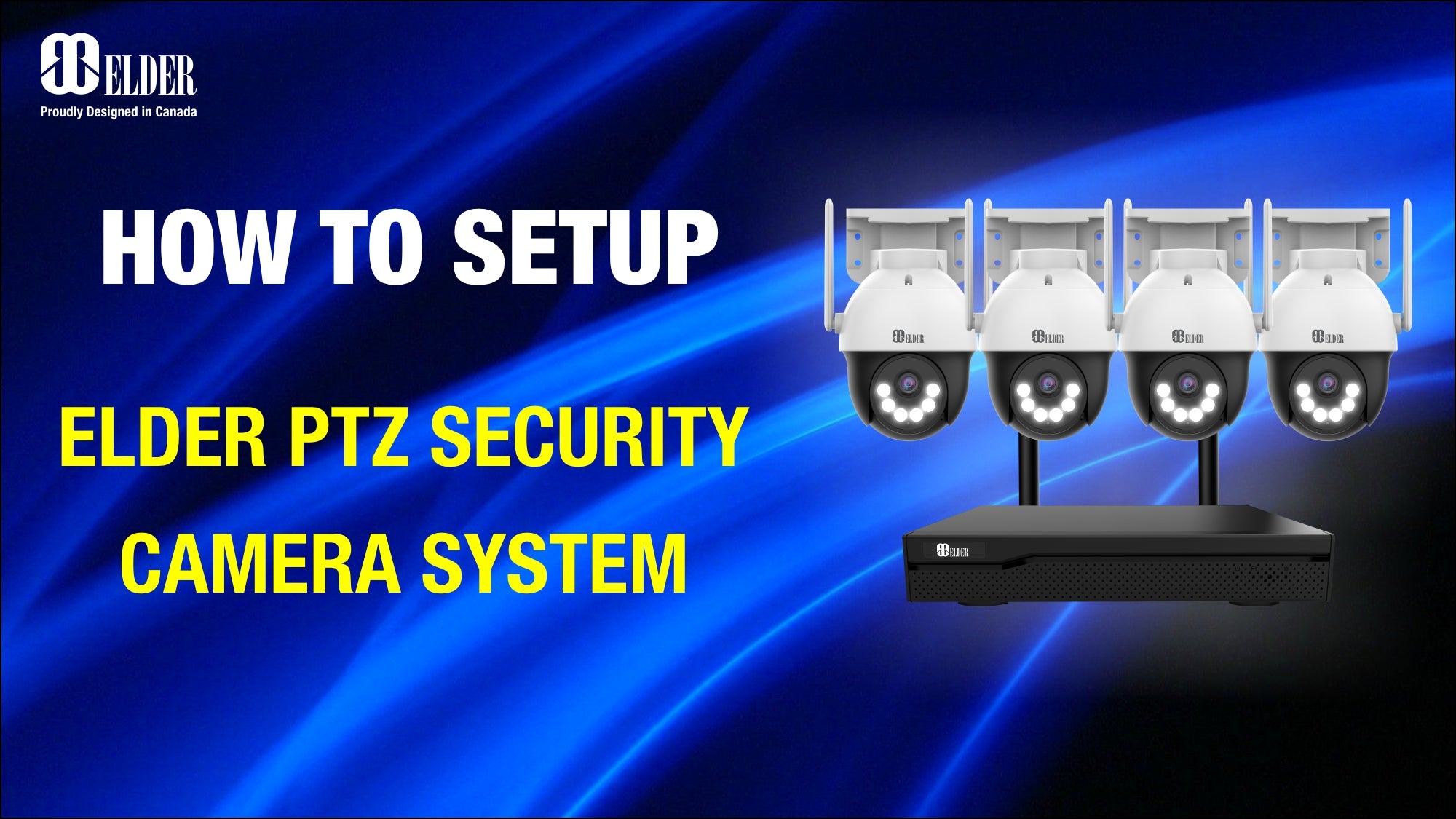 PTZ 4K Wireless Security Camera System Outdoor WiFi Surveillance