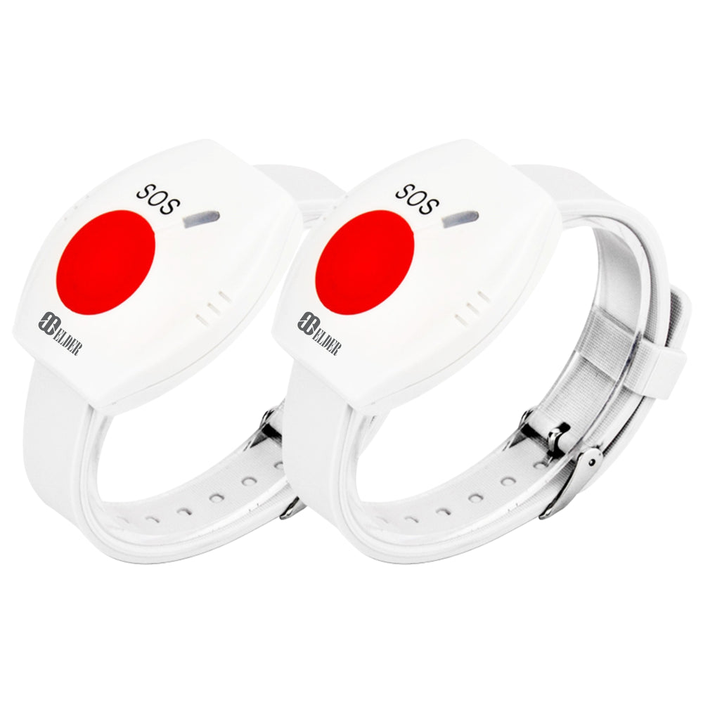 SOS Bracelet for Emergency Alert, Wireless Panic Button Add-On for Ala