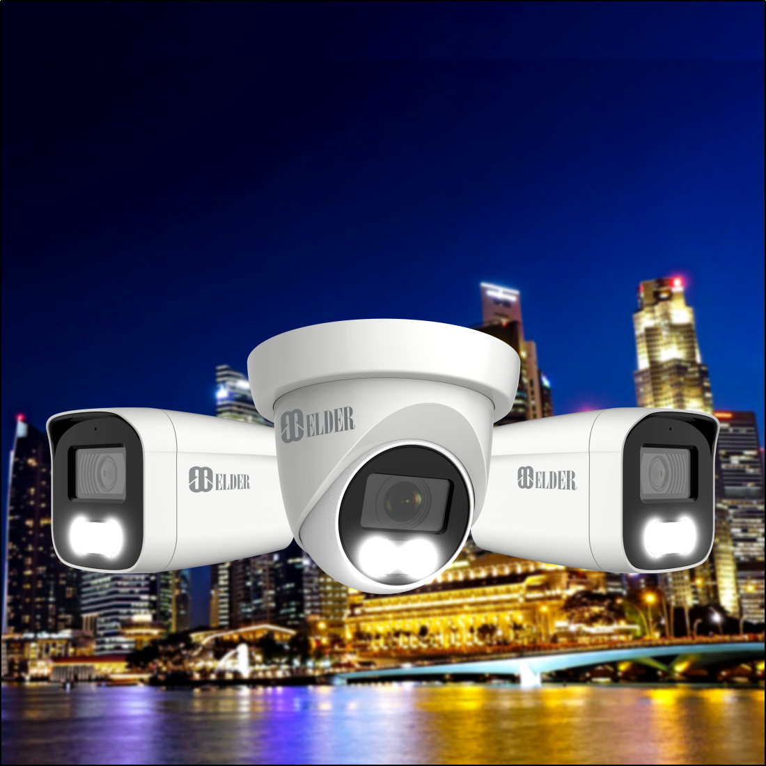 Spotlight security cameras color night vision surveillance systems nocturnal.