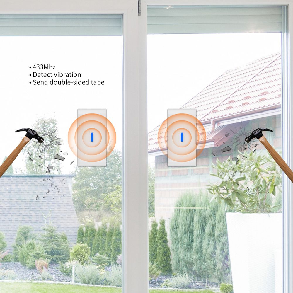 Alarm Vibration Sensor Wireless Window Sensors For Alarm Systems Wireless Vibration Alarm Smart Alarm Siren Flashing Alarm Vibration Sensor Wireless Window Sensors For Alarm Systems Wireless Vibration Alarm Smart Alarm Siren Flashing