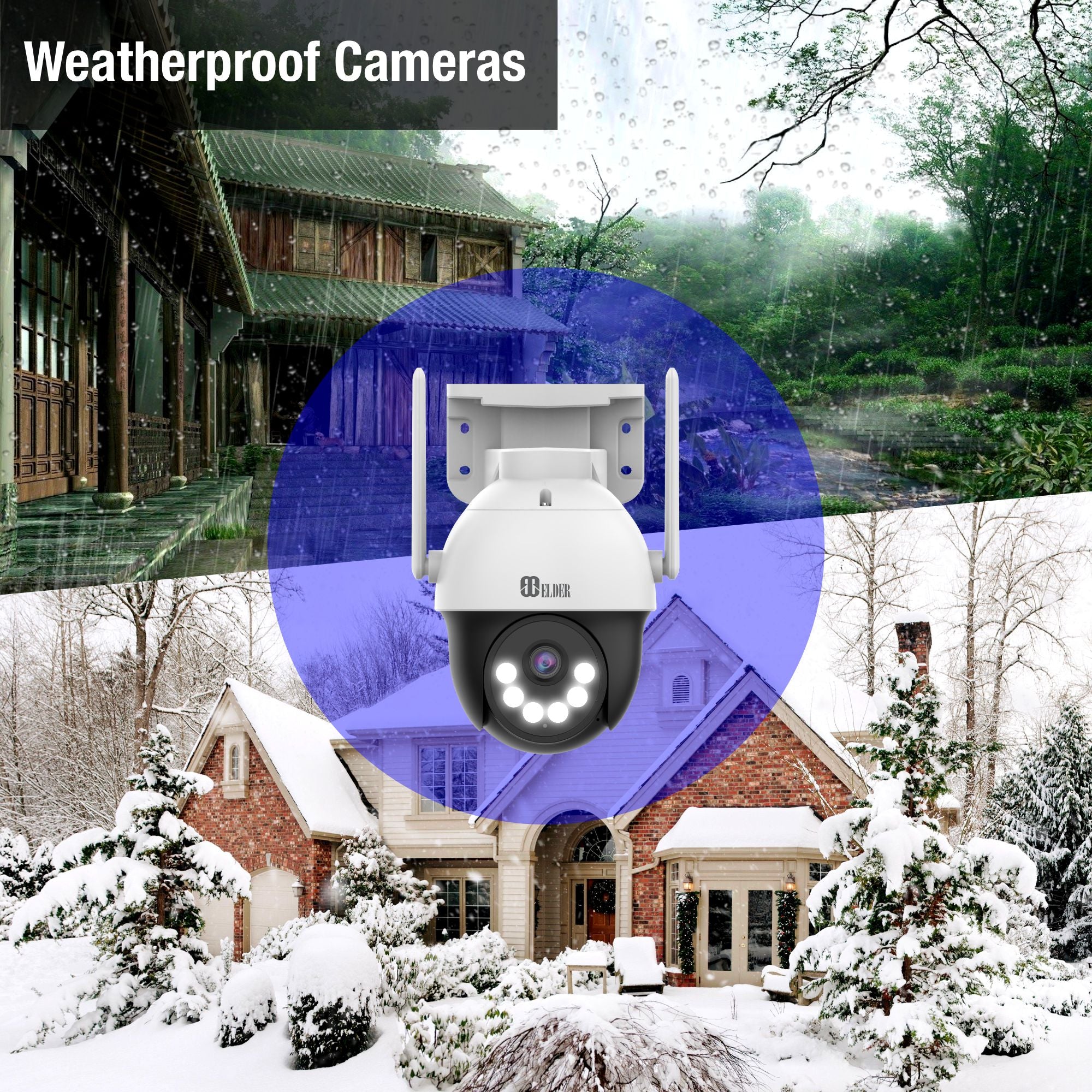 IP Security Camera Outdoor Weatherproof