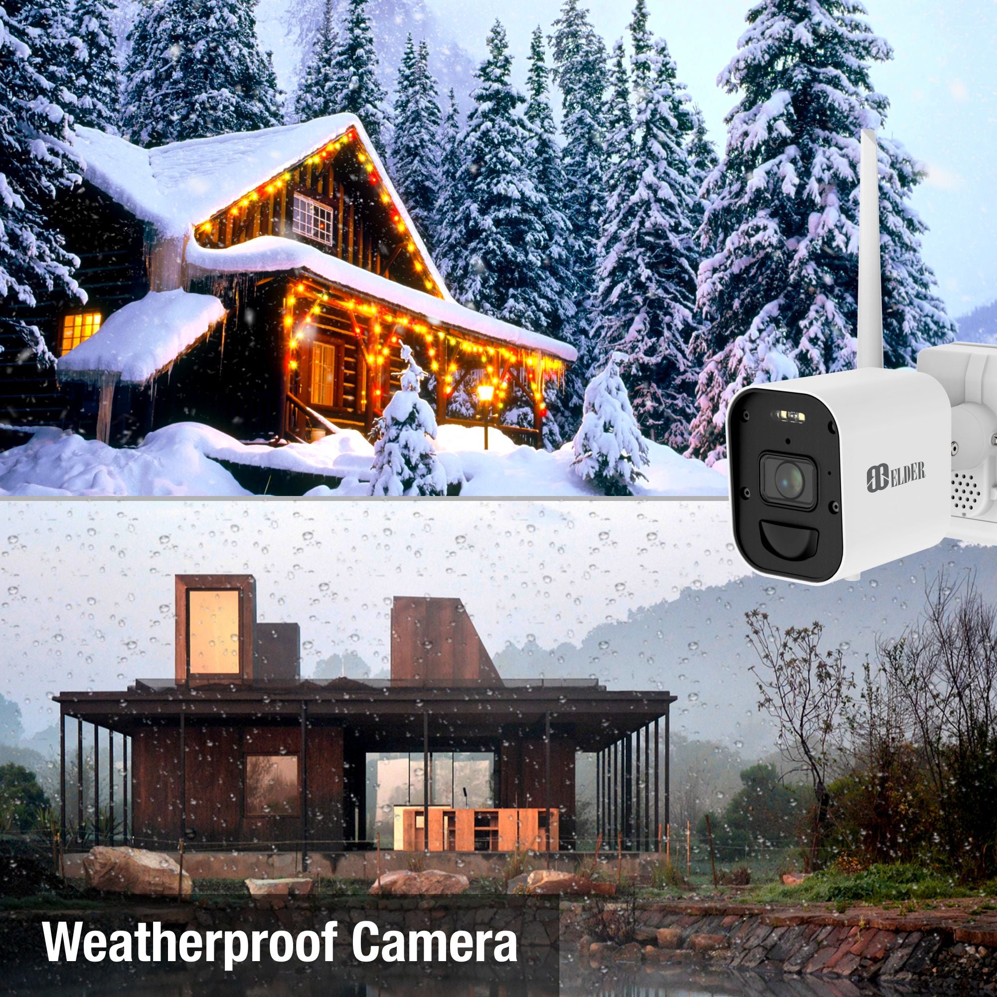 Weatherproof IP66 Wireless Security Camera Outdoor