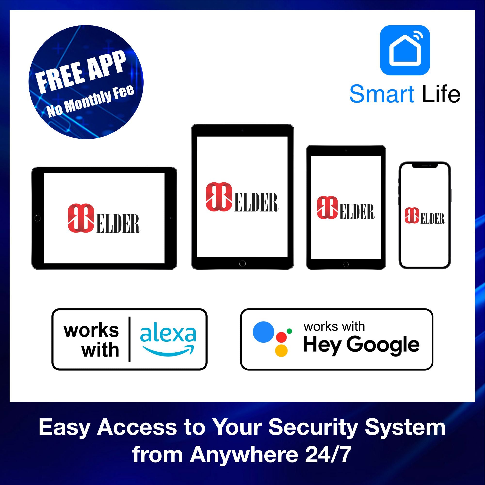 Home Security System Alarm Wireless WiFi