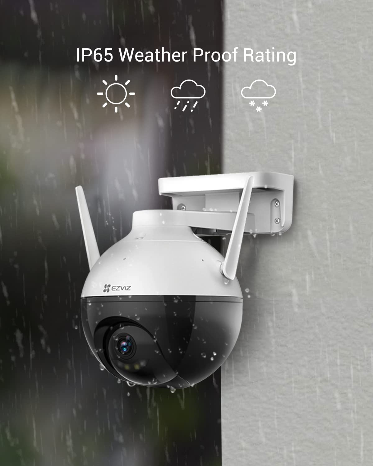 Ezviz Wireless Security Camera Outdoor 2K+ WiFi Pan & Tilt Spotlight P