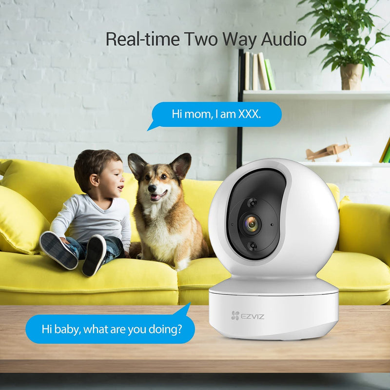 Ezviz Wireless Security Camera 2K WiFi Pan & Tilt Spotlight, Smart Home AI Person Detection & DIY Kit Active Defense, Color Night Vision & Two-Way Audio