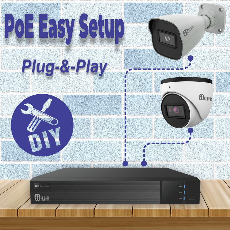 4K NVR Security PoE 8-Channel Up to 8MP, Intelligent Features, Two-Way Audio & Onvif, NVR Surveillance Ultimate-I Series